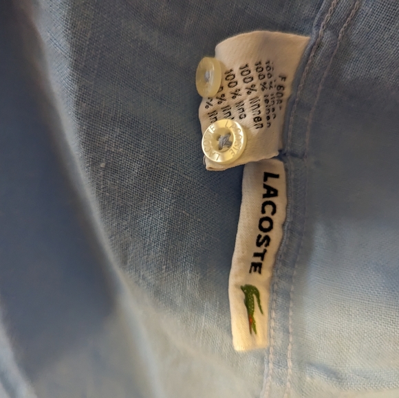 Lacoste Linen Dress shirt - Picture 4 of 4